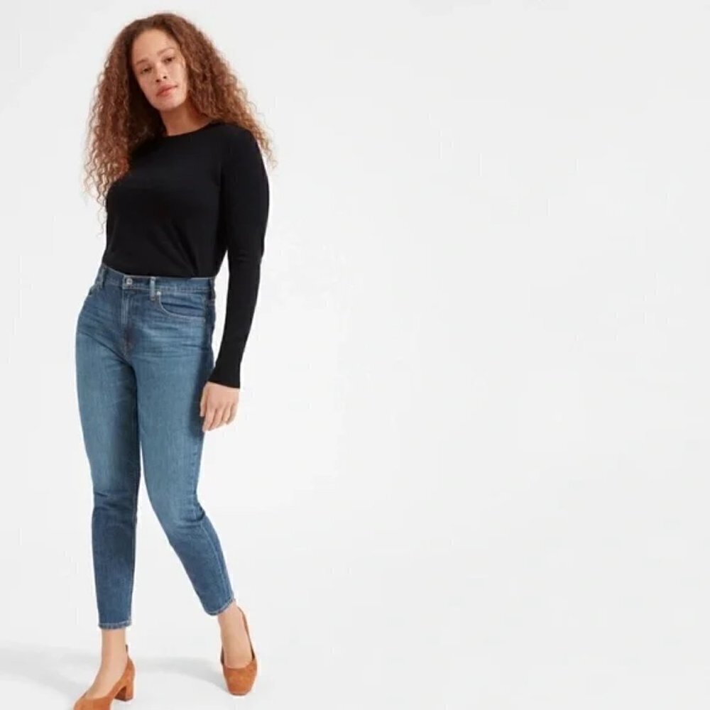 Everlane Ankle Mid Rise Jeans Size 26